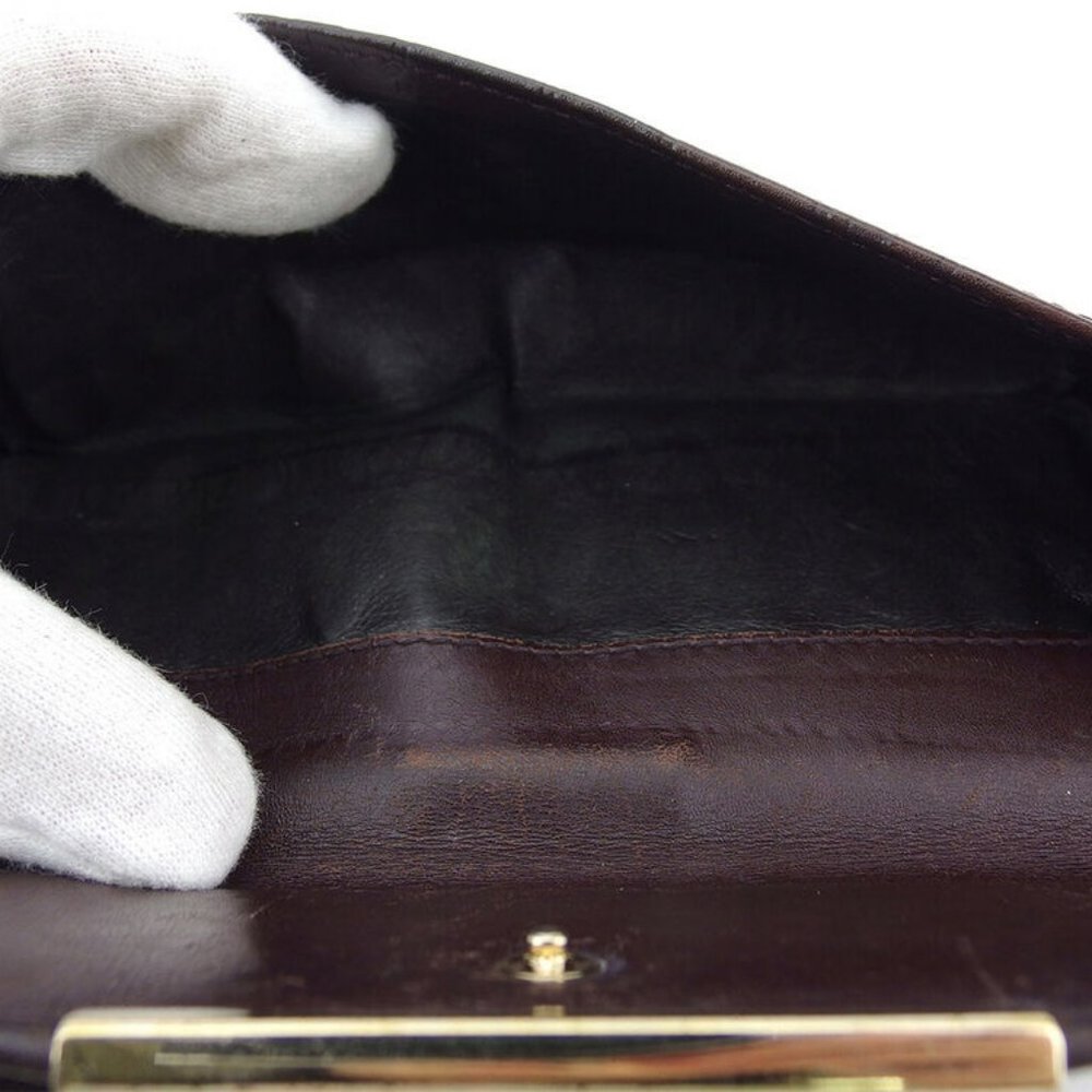 Gucci wallet Gutchishima leather Auth USED Q612 - Picture 8 of 9